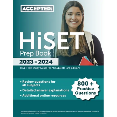 HiSET Prep Book 2023-2024: 800+ Practice Questions, HiSET Test Study Guide for All Subjects