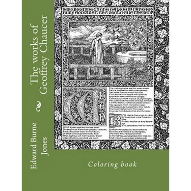 The works of Geoffrey Chaucer: Coloring book