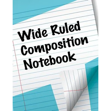 Wide Ruled Composition Notebook