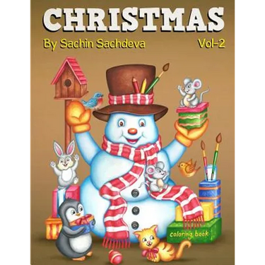 Christmas Coloring Book for Kids: Winter Season Book for Boys & Girls