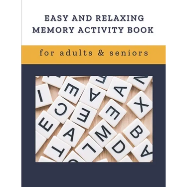 Easy and Relaxing memory activity book for adults & seniors: Extra large print word search puzzle book for grandma grandpa seniors and adults, Fun Gam