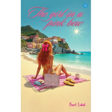 The girl in a pink bow