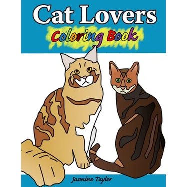 Cat Lovers Coloring Book