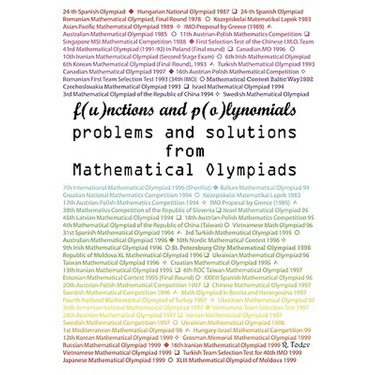 Functions and Polynomials problems and solutions from Mathematical Olympiads