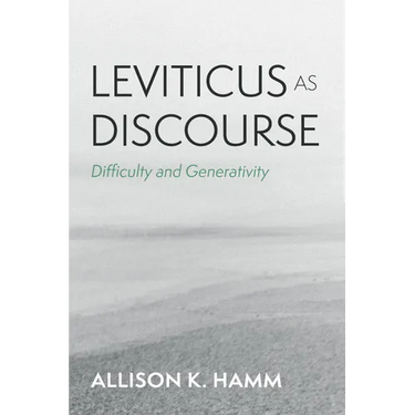 Leviticus as Discourse