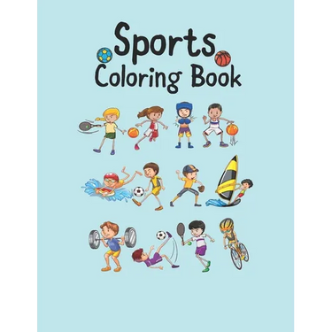 Sports Coloring Book