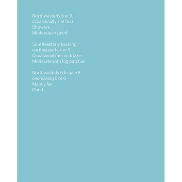 The Shipping Forecast