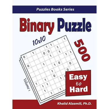 Binary Puzzle: 500 Easy to Hard (10x10)