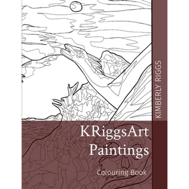 KRiggsArt Paintings: Colouring Book