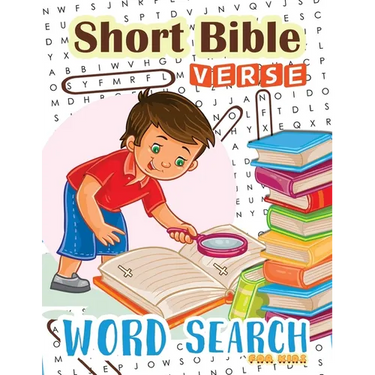 Word Search: Short Bible Verse for Kids: 48 Memory Short Bible Verse for Kids Ages 6-8