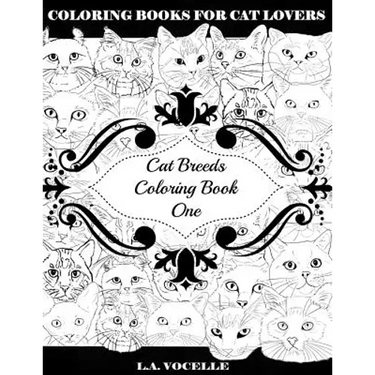Cat Breeds Coloring Book One
