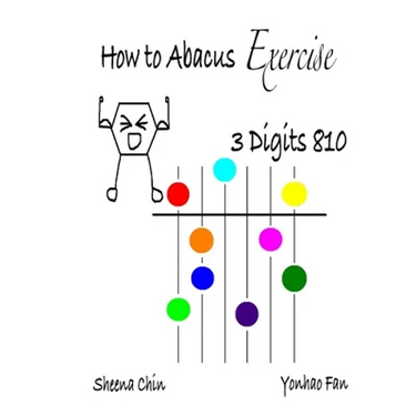 How to Abacus Exercise - 3 Digits 810