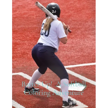 Batter Up! A Softball Coloring Adventure