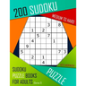 200 Sudoku Medium to Hard: Medium to Hard Sudoku Puzzle Books for Adults With Solutions