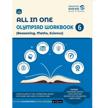 All in One Olympiad Workbook for Reasoning, Maths & Science - Class 6