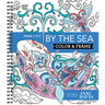 Color & Frame - By the Sea: Adult Coloring Book with Ocean Designs - Perforated Pages, Spiral Bound