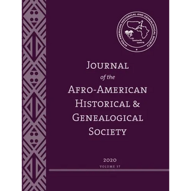 Journal of the Afro-American Historical and Genealogical Society