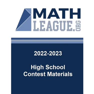 2022-2023 High School Contest Materials