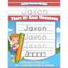 Jaxon Letter Tracing for Kids Trace my Name Workbook: Tracing Books for Kids ages 3 - 5 Pre-K & Kindergarten Practice Workbook