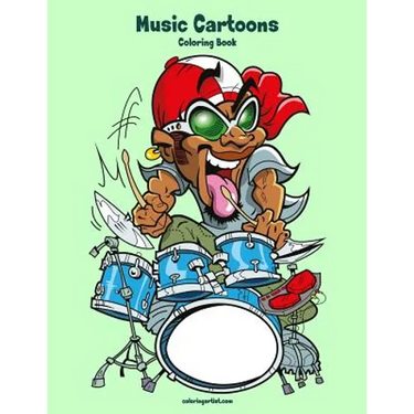 Music Cartoons Coloring Book 1