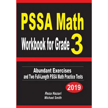 PSSA Math Workbook for Grade 3: Abundant Exercises and Two Full-Length PSSA Math Practice Tests