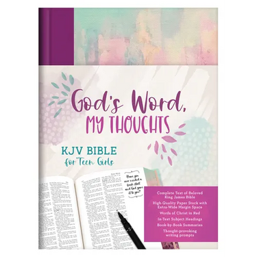 God's Word, My Thoughts KJV Bible for Teen Girls