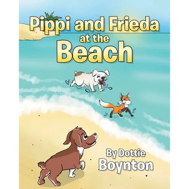 Pippi and Frieda at the Beach