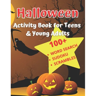 Halloween Activity Book For Teens & Young Adults: A Fall Festival Puzzle Book