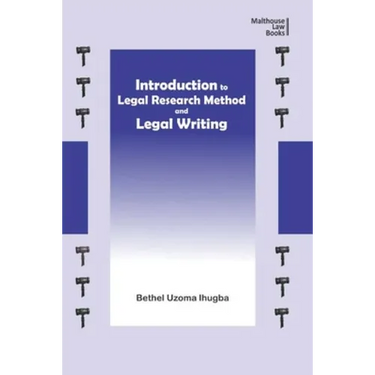 Introduction to Legal Research Method and Legal Writing