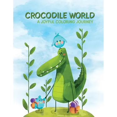 Crocodile World: A Joyful Coloring Journey for Children
