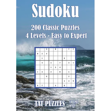Sudoku - 200 Classic Puzzles - Volume 6: 4 levels - Easy to expert