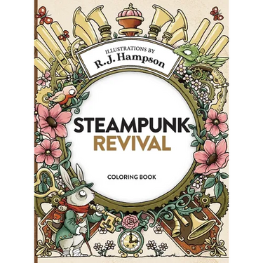 Steampunk Revival Coloring Book