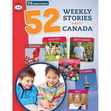 52 Weekly Nonfiction Stories About Canada Grades 1-2