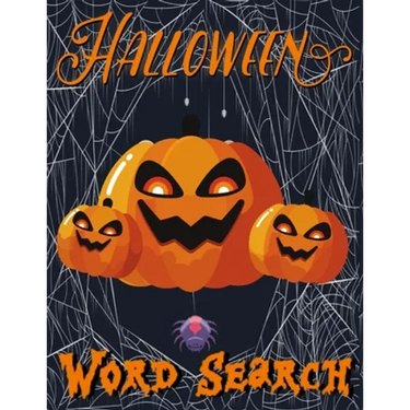 Halloween Word Search: Activity Themed Book for Kids Ages 8-12 Original Spooky Puzzle Book