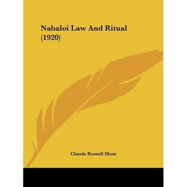 Nabaloi Law And Ritual (1920)