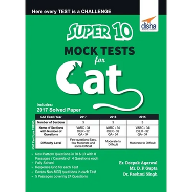 Super 10 Mock Tests for CAT
