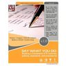 Say What You Do: Building a Framework of It Controls, Policies, Standards, and Procedures