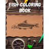Fish Coloring Book: A Relaxing Fishing Coloring Book for Adults