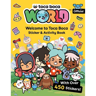 Toca Boca World: Welcome to Toca Boca Sticker & Activity Book: With Over 450 Stickers!