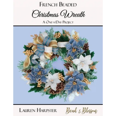 French Beaded Christmas Wreath: A One-a-Day Project