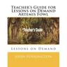 Teacher's Guide for Lessons on Demand Artemis Fowl: Lessons on Demand