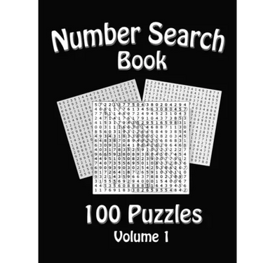 Number Search Book: 100 Number Search Puzzles: Volume 1