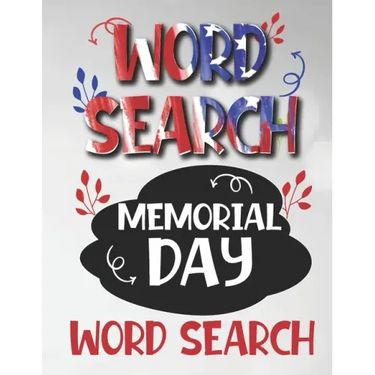 Word Search Memorial day: Memorial day USA remember & honor: USA Memorial Day, Honor the fallen heroes Memorial day; gift Idea