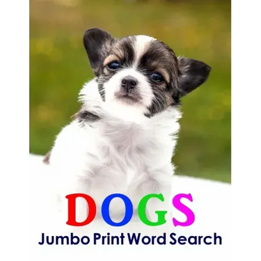 Dogs Jumbo Print Word Search