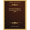 The Duty Of Judges As Constitutional Advisers (1889)