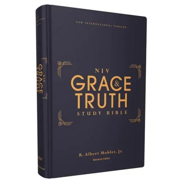 Niv, the Grace and Truth Study Bible (Trustworthy and Practical Insights), Hardcover, Red Letter, Comfort Print