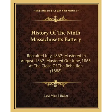 History Of The Ninth Massachusetts Battery: Recruited July, 1862; Mustered In August, 1862; Mustered Out June, 1865 At The Close Of The Rebellion (188