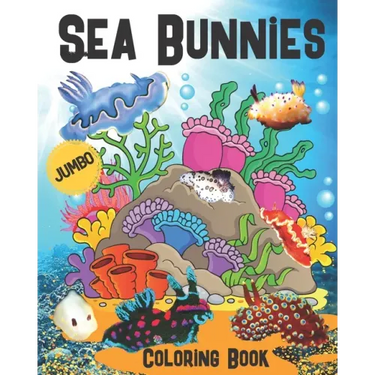 Sea Bunnies: Jumbo Coloring Book