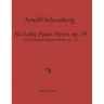 Six Little Piano Pieces op. 19 (MDB Urtext): Sechs Kleine Klavierstueke op. 19