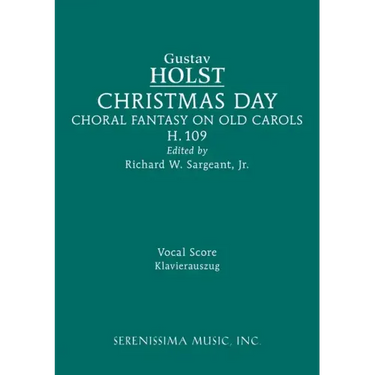 Christmas Day, H.109: Vocal score